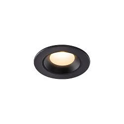 Plafonnier encastré NUMINOS XS IP20/IP44, noir 