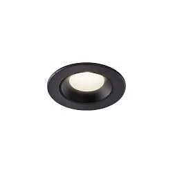 Plafonnier encastré NUMINOS XS IP20/IP44, noir 