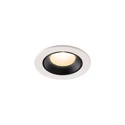 LED Ceiling recessed luminaire NUMINOS® XS, 4000K, 55°, white/black