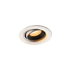 LED Ceiling recessed luminaire NUMINOS® MOVE XS, 2700K, 20°, white/black