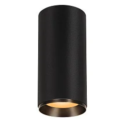 Luminaire de plafond NUMINOS DALI XL contrôlable par DALI IP20, noir gradable