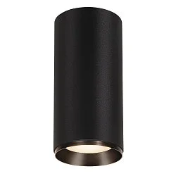 Luminaire de plafond NUMINOS DALI XL contrôlable par DALI IP20, noir gradable