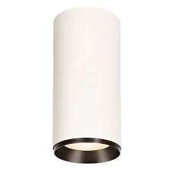 Luminaire de plafond NUMINOS DALI XL contrôlable par DALI IP20, noir, blanche gradable