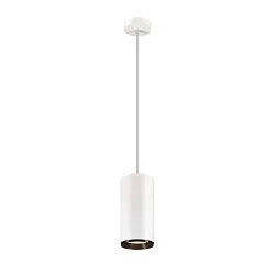 Luminaire à suspension NUMINOS DALI XL contrôlable par DALI IP20, noir, blanche gradable