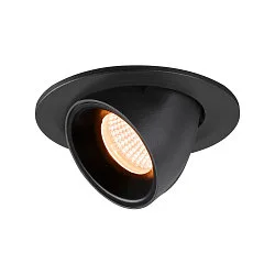 LED Ceiling recessed luminaire NUMINOS® GIMBLE S, 2700K, 40°, black