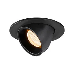 LED Ceiling recessed luminaire NUMINOS® GIMBLE S, 3000K, 40°, black