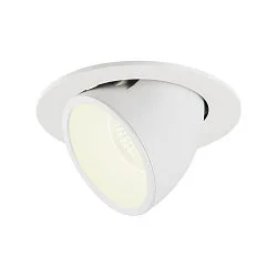 Plafonnier encastré NUMINOS GIMBLE L, blanche