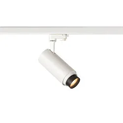 Projecteur triphasé NUMINOS ZOOM M focalisable, pivotant à la cardan IP20, blanche gradable
