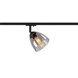 1-Projecteur monophasé PARA CONE GL GU10 GU10 IP20, noir , transparent