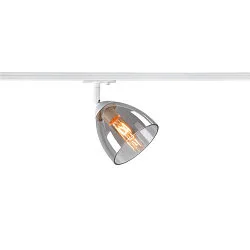 1-Projecteur monophasé PARA CONE GL GU10 GU10 IP20, transparent, blanche