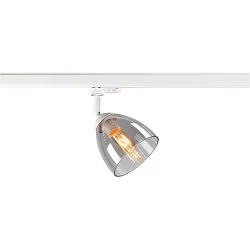 3-phase spot PARA CONE GL GU10, transparent, white