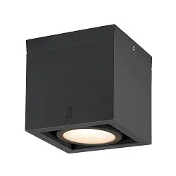 outdoor ceiling luminaire ESKINA FRAME CL SINGLE CCT 1 flame, CCT Switch, adjustable IP65, anthracite 