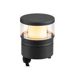 Tête de luminaire M-POL S CLEAR on/off IP65, anthrazit 