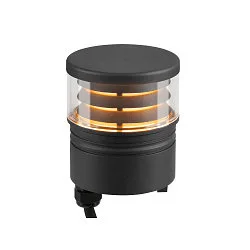 Tête de luminaire M-POL S LOUVER on/off IP65, anthrazit 