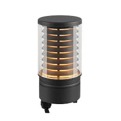 Tête de luminaire M-POL M LOUVER on/off IP65, anthrazit 