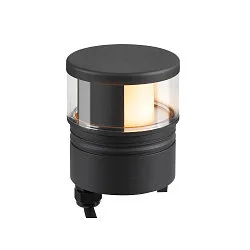 Tête de luminaire M-POL S SHADER on/off IP65, anthrazit 