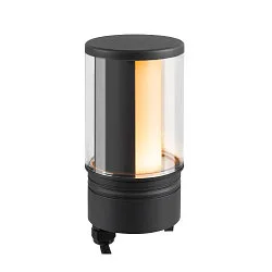 Tête de luminaire M-POL M SHADER on/off IP65, anthrazit 