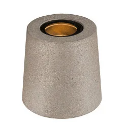 Luminaire sur pied CONCRETO FL rond, conique GU10 IP65, gris gradable