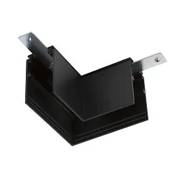 L-connector TRACK 48V mechanical, left, low, black
