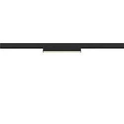 Projecteur sur rail IN-LINE 22 DALI 48V rigide, contrôlable par DALI IP20, noir gradable
