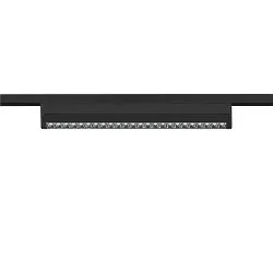 Projecteur sur rail IN-LINE 24 DALI MOVE 48V - DARKLIGHT REFLECTOR pivotant, contrôlable par DALI IP20, noir gradable