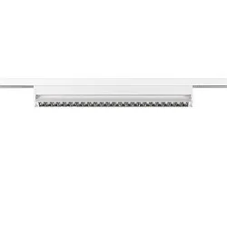 Projecteur sur rail IN-LINE 24 DALI MOVE 48V - DARKLIGHT REFLECTOR pivotant, contrôlable par DALI IP20, blanche gradable
