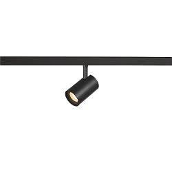 Projecteur sur rail NUMINOS® XS TRACK 48V contrôlable par DALI IP20, noir gradable
