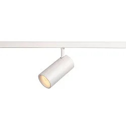 Projecteur sur rail NUMINOS® S TRACK 48V contrôlable par DALI IP20, blanche gradable
