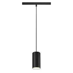 pendant luminaire NUMINOS® S 48V DALI 2 20° for VDU workstation, DALI controllable IP20, black matt dimmable