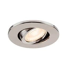 Capot UNIVERSAL DOWNLIGHT MOVE rond, pivotant, chrome