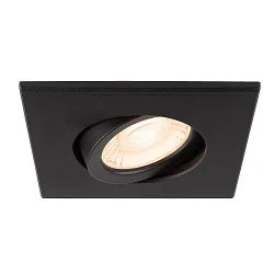 Capot UNIVERSAL DOWNLIGHT IP20 angulaire, pivotant, noir