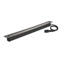 Projecteur encastré DASAR® 1200 rigide, contrôlable par DALI, passable IP65 / IP67, acier inoxydable gradable