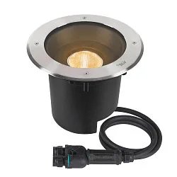 Projecteur encastré DASAR® XL rond, pivotant, contrôlable par DALI, passable IP65 / IP67, acier inoxydable gradable