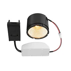 Module LED NEW TRIA® rond 13,3W 1200lm 3000K 60° gradable, noir