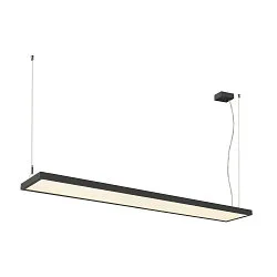 Luminaire à suspension WORKLIGHT PRO haut bas, contrôlable par DALI, UGR < 19 IP20, noir gradable