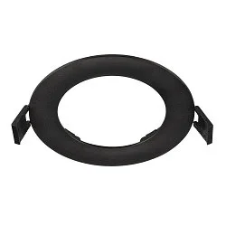Capot DOWNLIGHT V 100 plat, noir