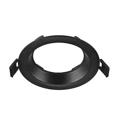 Capot DOWNLIGHT V 100 légèrement encastré, noir