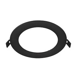 Capot DOWNLIGHT V 150 plat, noir
