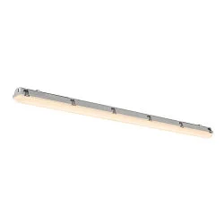 Luminaire pour locaux humides WATERPROOF V 1500 ON-OFF résistant aux chocs, commutable IP66, gris 