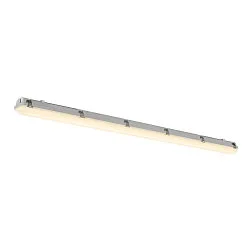Luminaire pour locaux humides WATERPROOF V 1500 DALI contrôlable par DALI, résistant aux chocs IP66, gris gradable