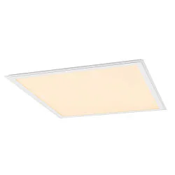 Luminaire de plafond PANEL V 625 ON-OFF CCT Switch, UGR < 19, commutable IP54 / IP40, blanche, laqué 