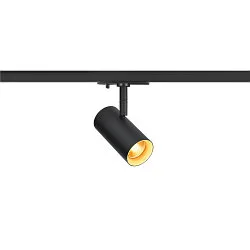 1-Projecteur monophasé NOBLO® SPOT rond, pivotant à la cardan IP20, noir gradable