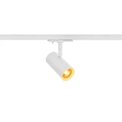 1-Projecteur monophasé NOBLO® SPOT rond, pivotant à la cardan IP20, blanche gradable