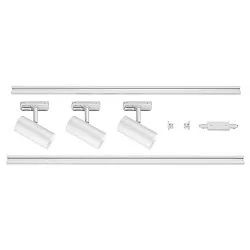 1-Projecteur monophasé NOBLO® SPOT rond, lot de 3 IP20, blanche gradable