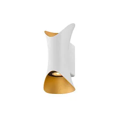 Luminaire mural d’extérieur MODELA UP/DOWN haut bas, résistant aux chocs IP65, blanc mat gradable