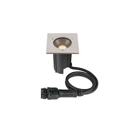 Projecteur encastré DASAR® M angulaire, pivotant, contrôlable par DALI, passable IP67, acier inoxydable gradable