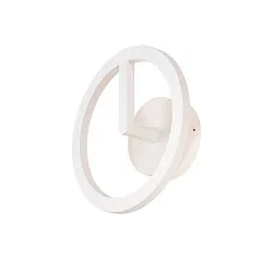 Luminaire mural d'extérieur Q-RING PHASE sans capteur, dimmable IP65, blanche gradable