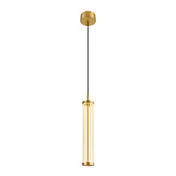 Luminaire à suspension QUIMERA - PHASE CCT Switch, commutable IP20, laiton brossé gradable