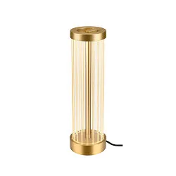 Lampe de table QUIMERA - PHASE cylindrique, CCT Switch, commutable IP20, laiton 