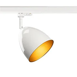 Projecteur triphasé PARA CONE 14 pivotant, rotatif GU10 IP20, blanche, laqué gradable